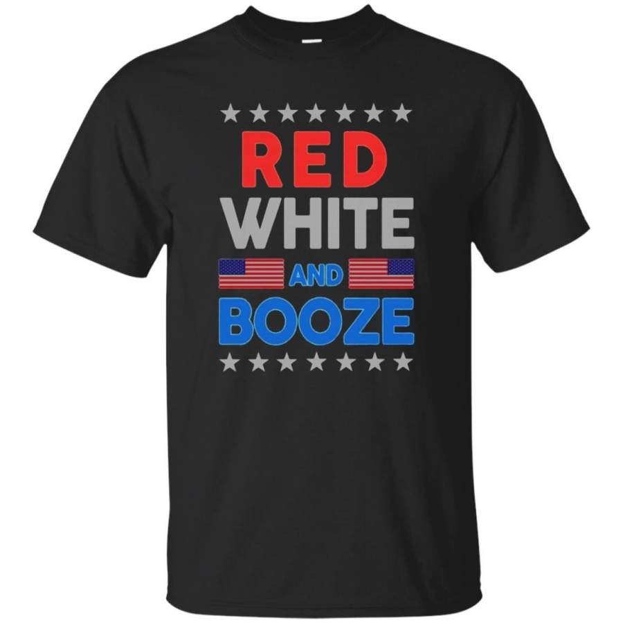 AGR Red White And Booze Shirt, 4th Of July Shirt, Patriotism