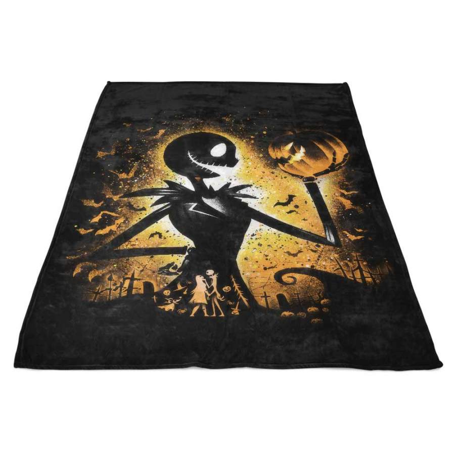 King of Halloween – Fleece Blanket