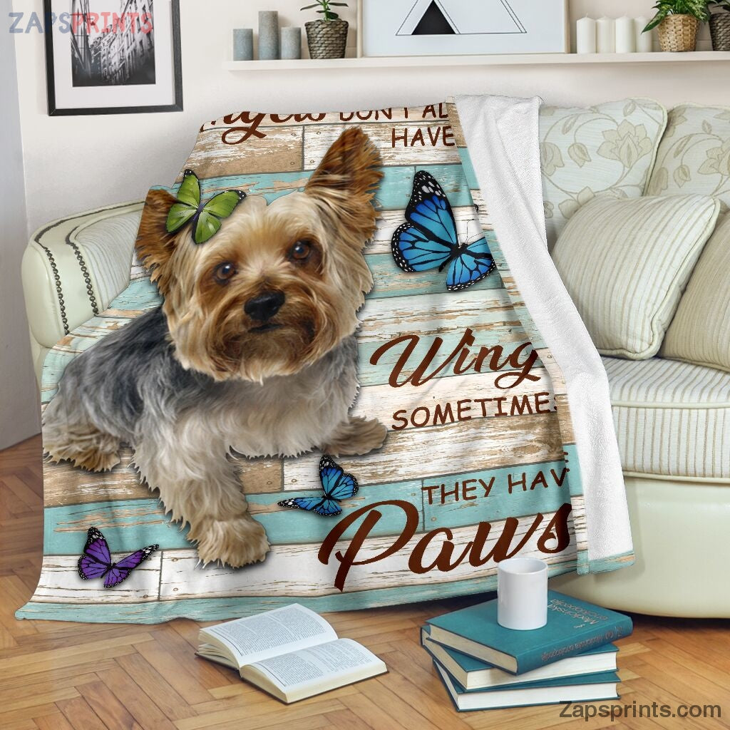 Yorkshire Terrier Angels Premium Blanket – Cool Gift Ideas