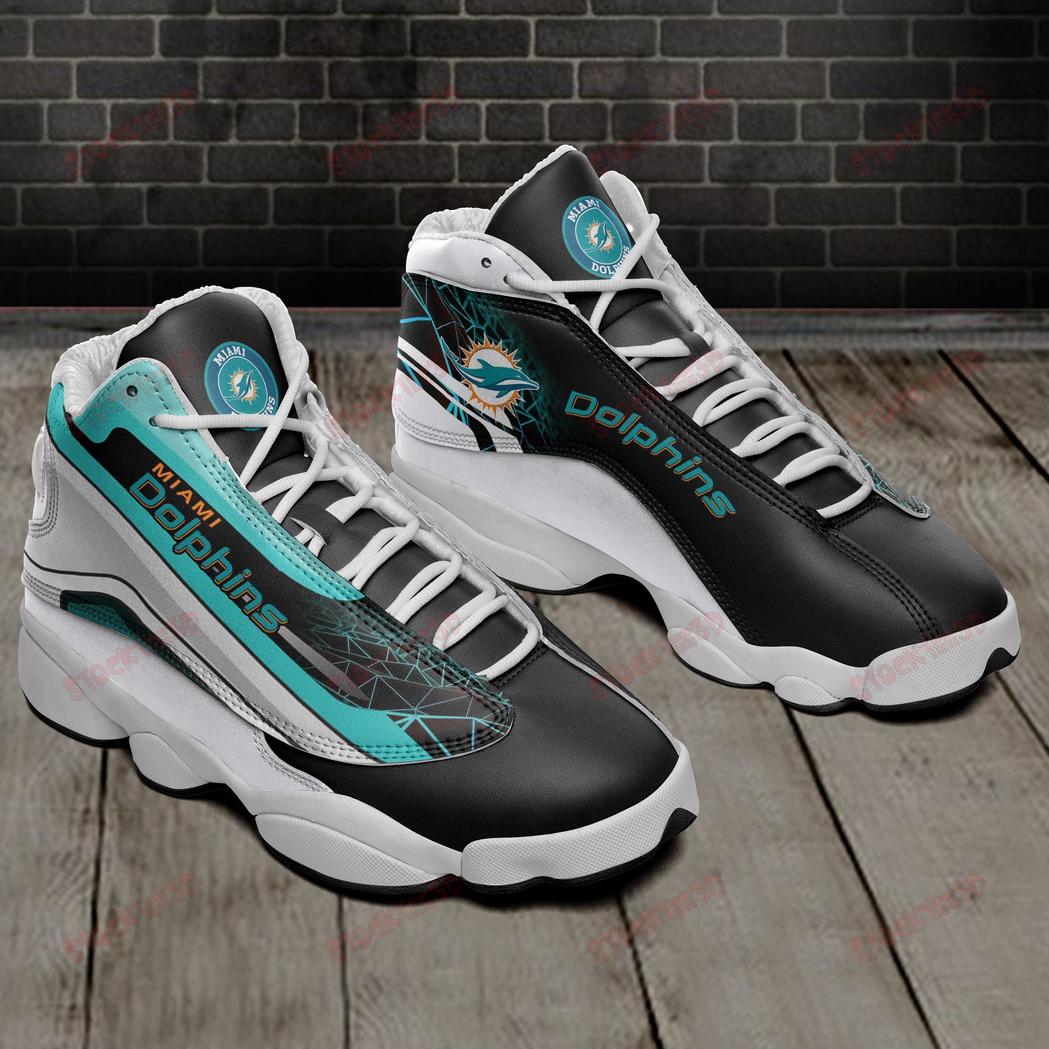 Miami Dolphins Air Jd13 Sneakers 582