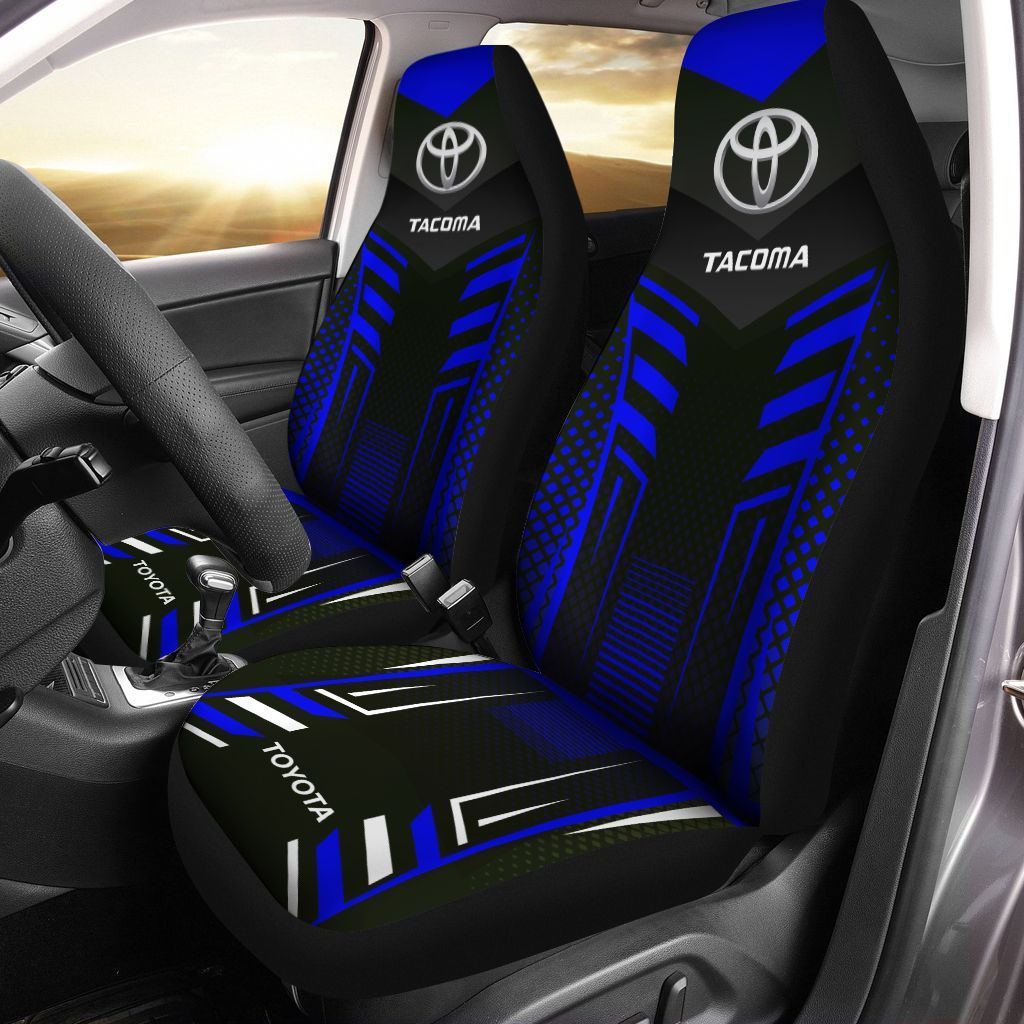 Toyota Tacoma  Car Seat Cover (Set Of 2) Ver 9 (Blue)