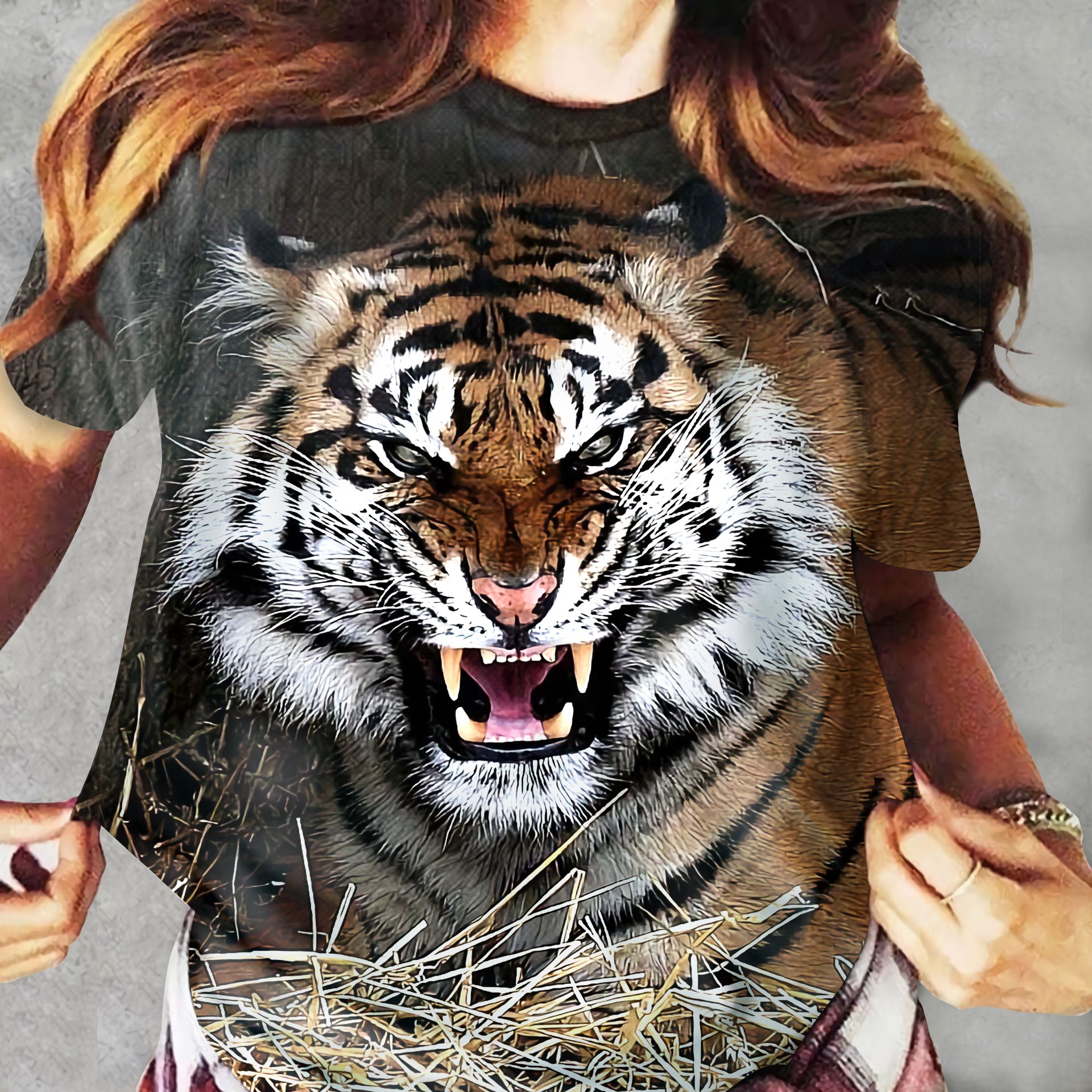 Tiger Ver07 Dadj160721Ltl Unisex 3D T-Shirt All Over Print