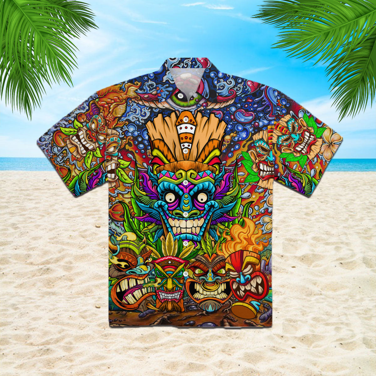 Aloha Tiki Awesome Hawaii Shirt For Men And Women Ha37308