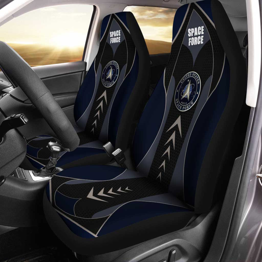 U.S Space Force Military Car Seat Covers Custom