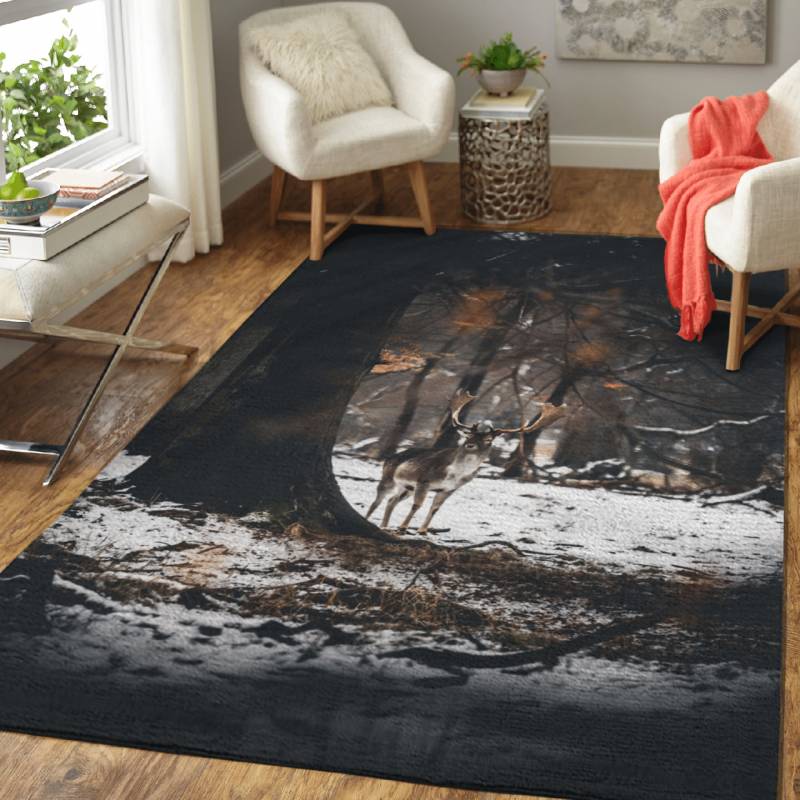 Please protect animals  – Forest Area Rug Carpet