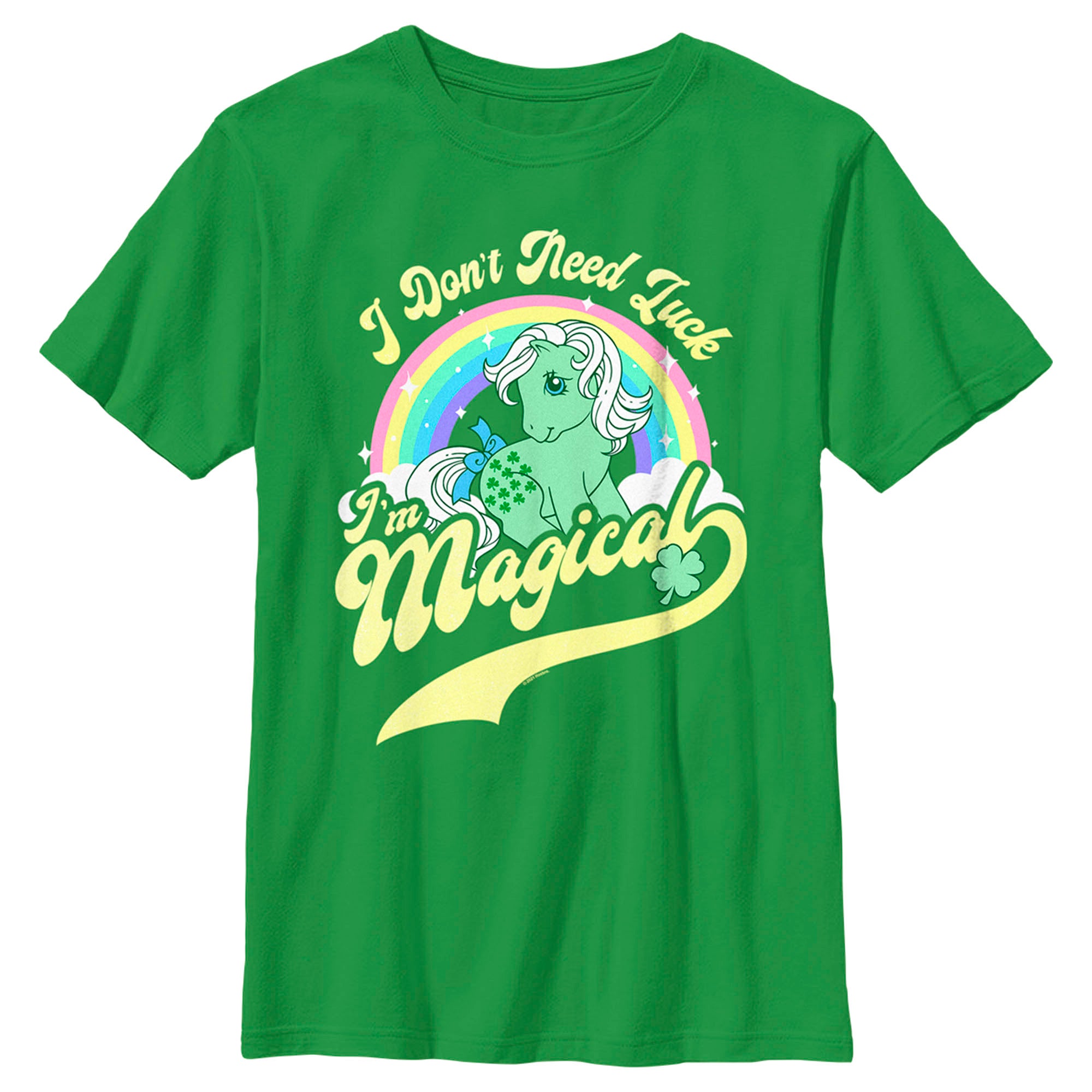 Boy’S My Little Pony St. Patrick’S Day I Don’T Need Luck I’M Magical T-Shirt