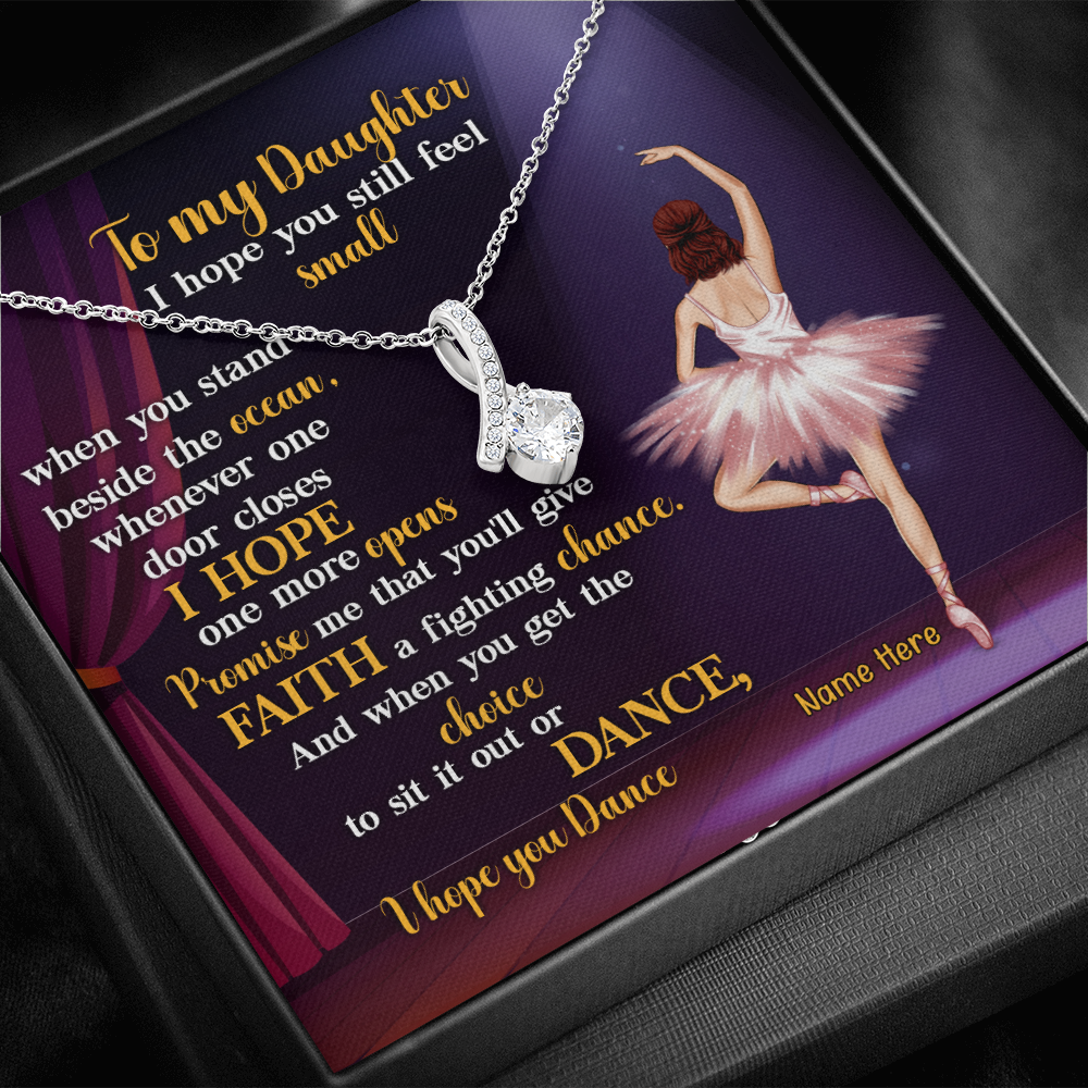 Ballet I Hope You Dance – Personalized Alluring Beauty Necklace