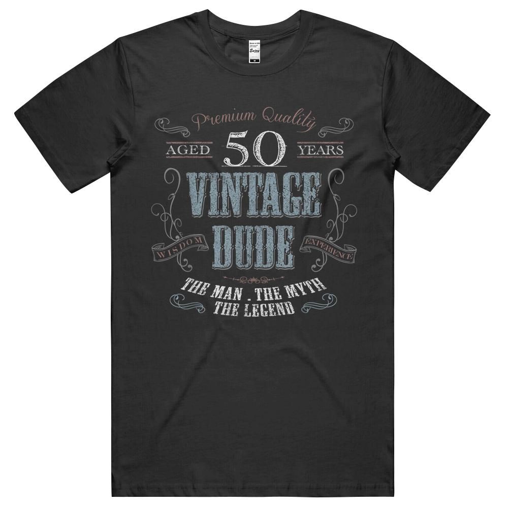 50th Birthday Gift Idea For Vintage Dude 50 Years Old Unisex Shirt