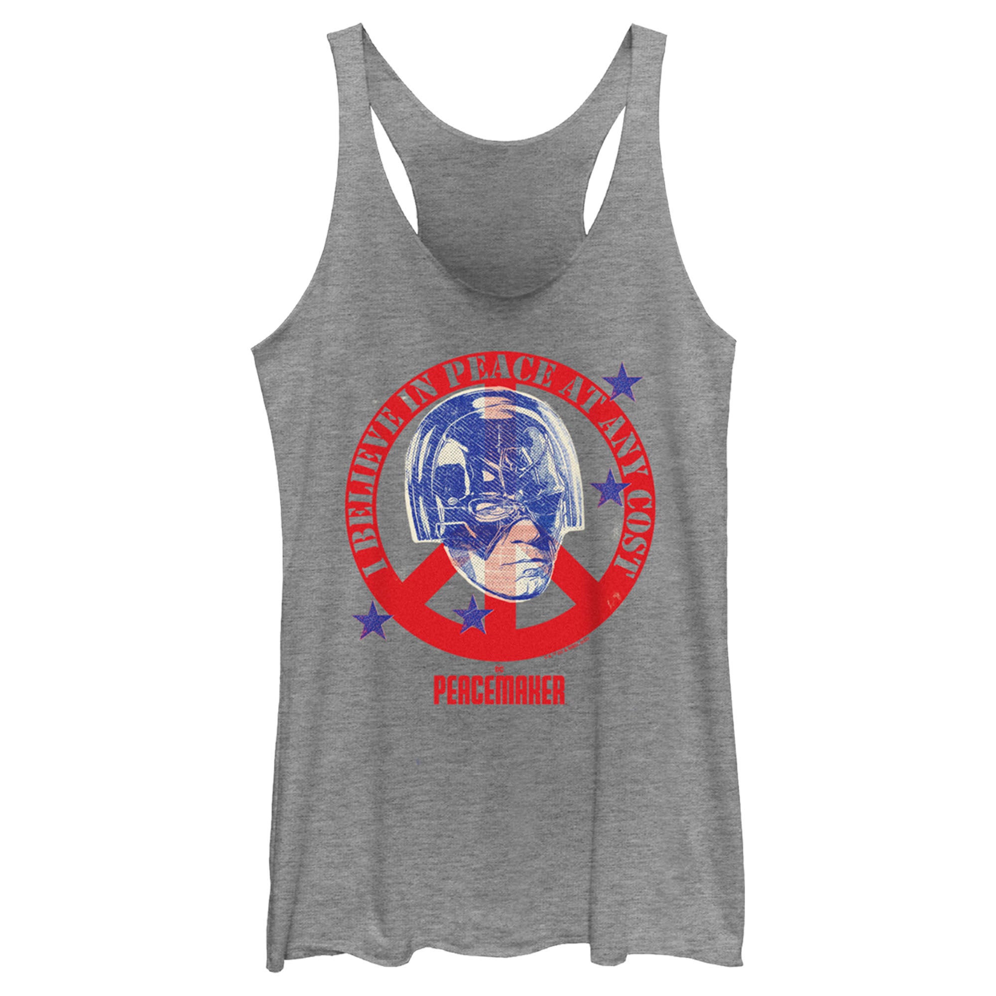 Women’S Peacemaker I Believe In Peace At Any Cost Racerback Tank Top