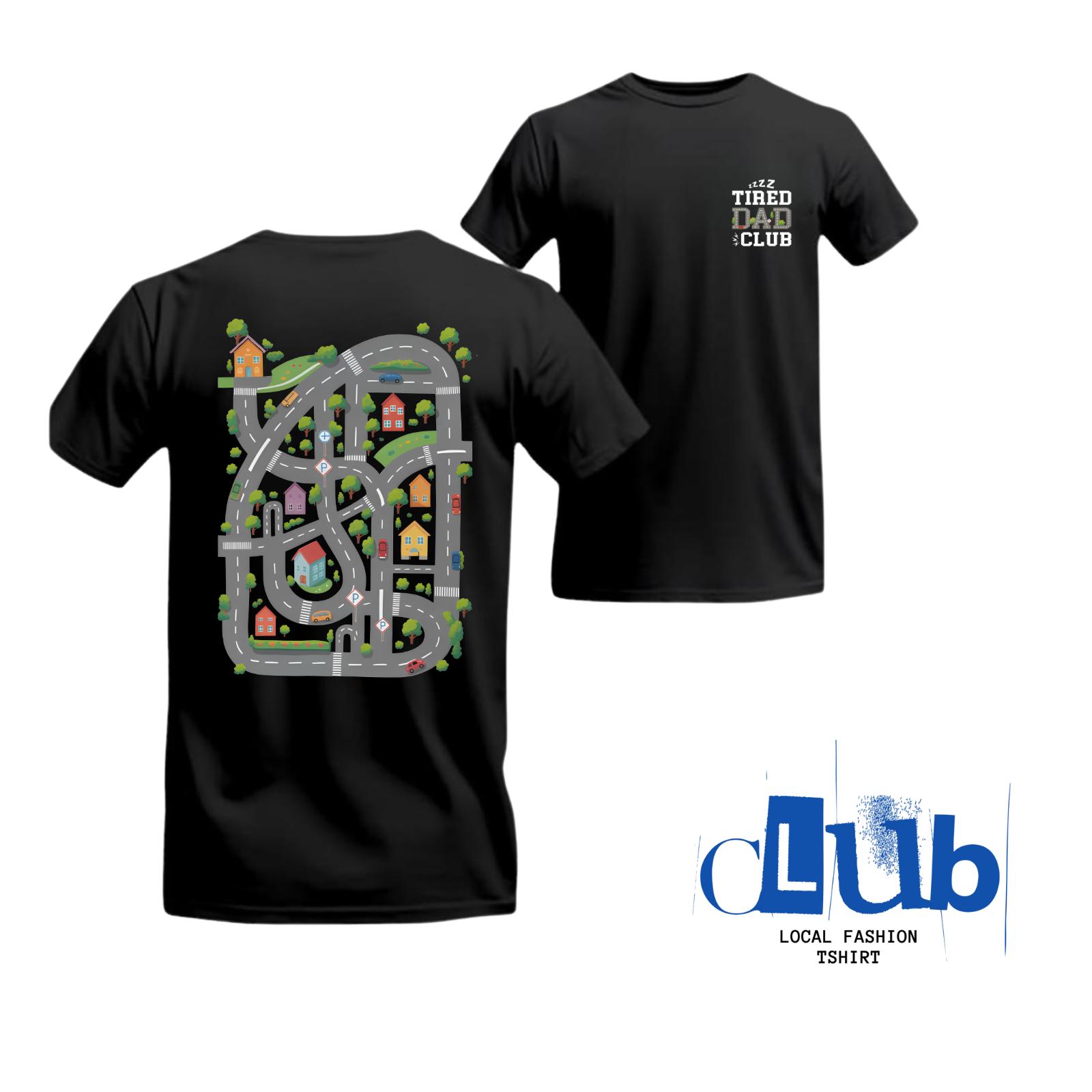 Play Cars On Dad’s Back Mat Road 2 Sides Men Shirt, Race Car Track Shirt, Funny Father’s Day Gift, Gift For Husband Menswear Top