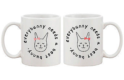 Cute BFF Coffee Mugs for Best Friends – Every Bunny Needs a Best Bunny Cup