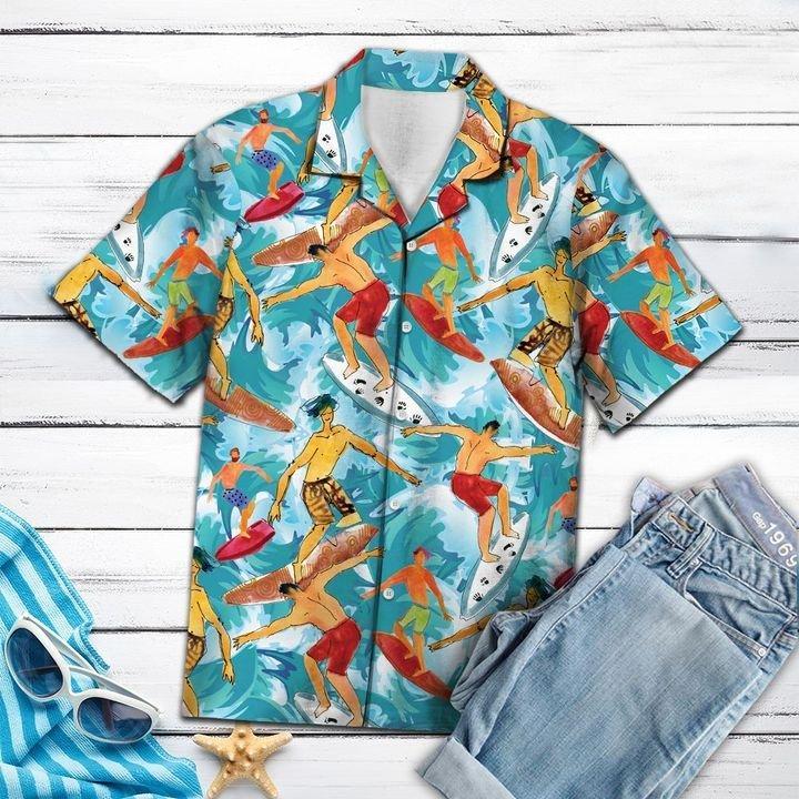 Surfing Hawaii Shirt For Men Women Adult Ha98047