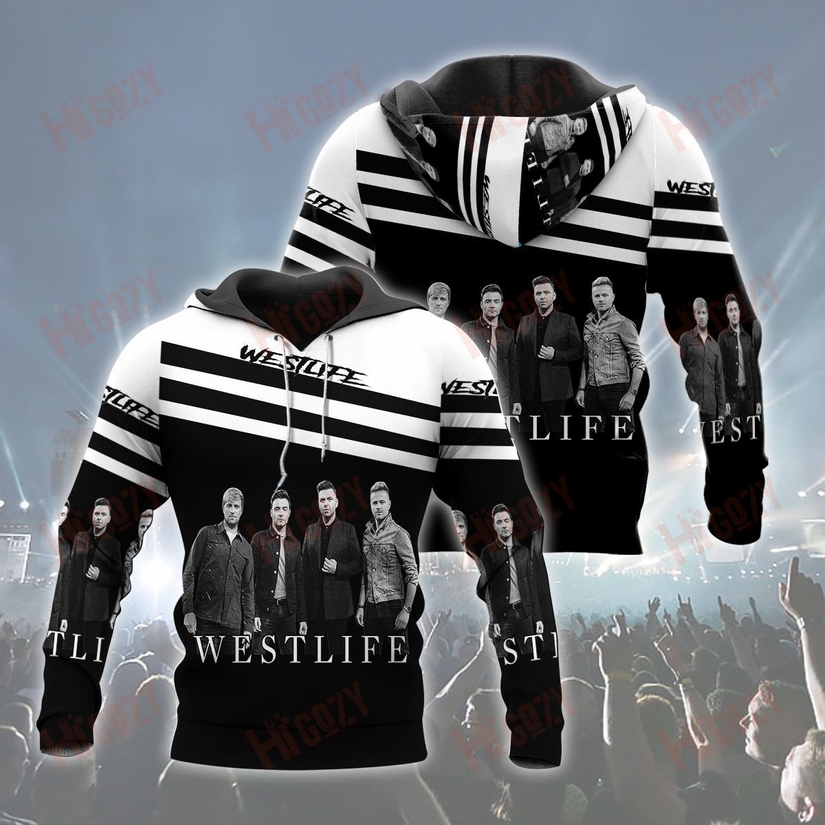 Westlife 3D Hoodies Clothing Store Zip Hoodie Cool Hoodies, Hoodies For Women/ For Men – Nh711