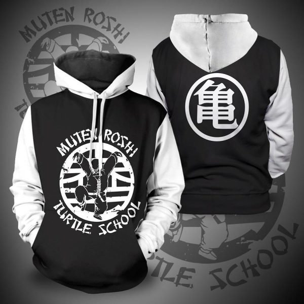 Dragon Ball Master Roshi Turtle School Unisex Hoodie Chm