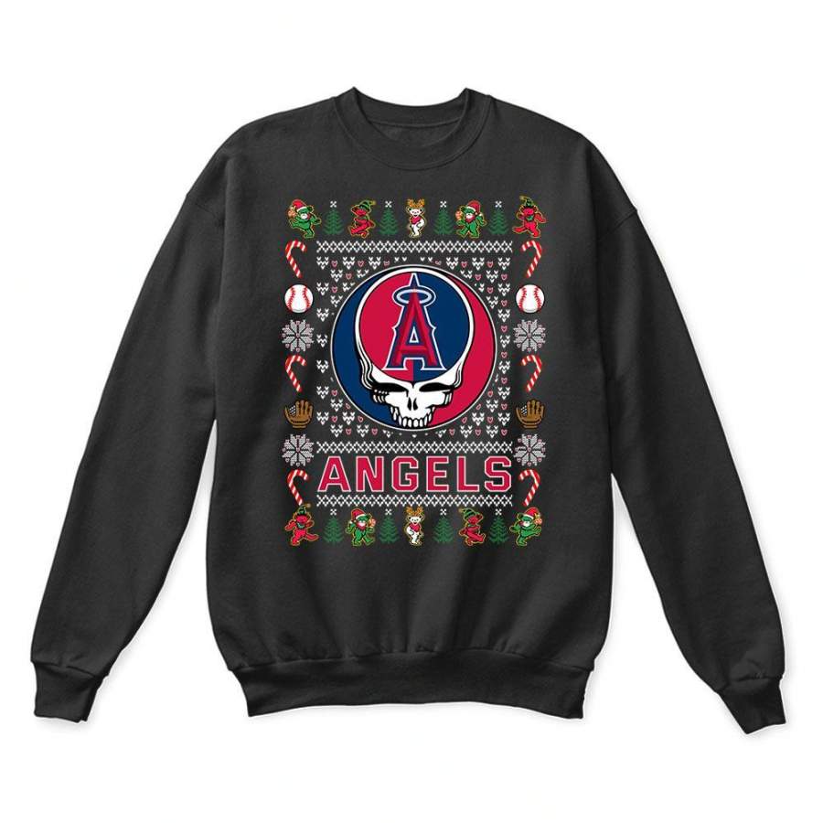 Los Angeles Angels x Grateful Dead Christmas Ugly Sweater