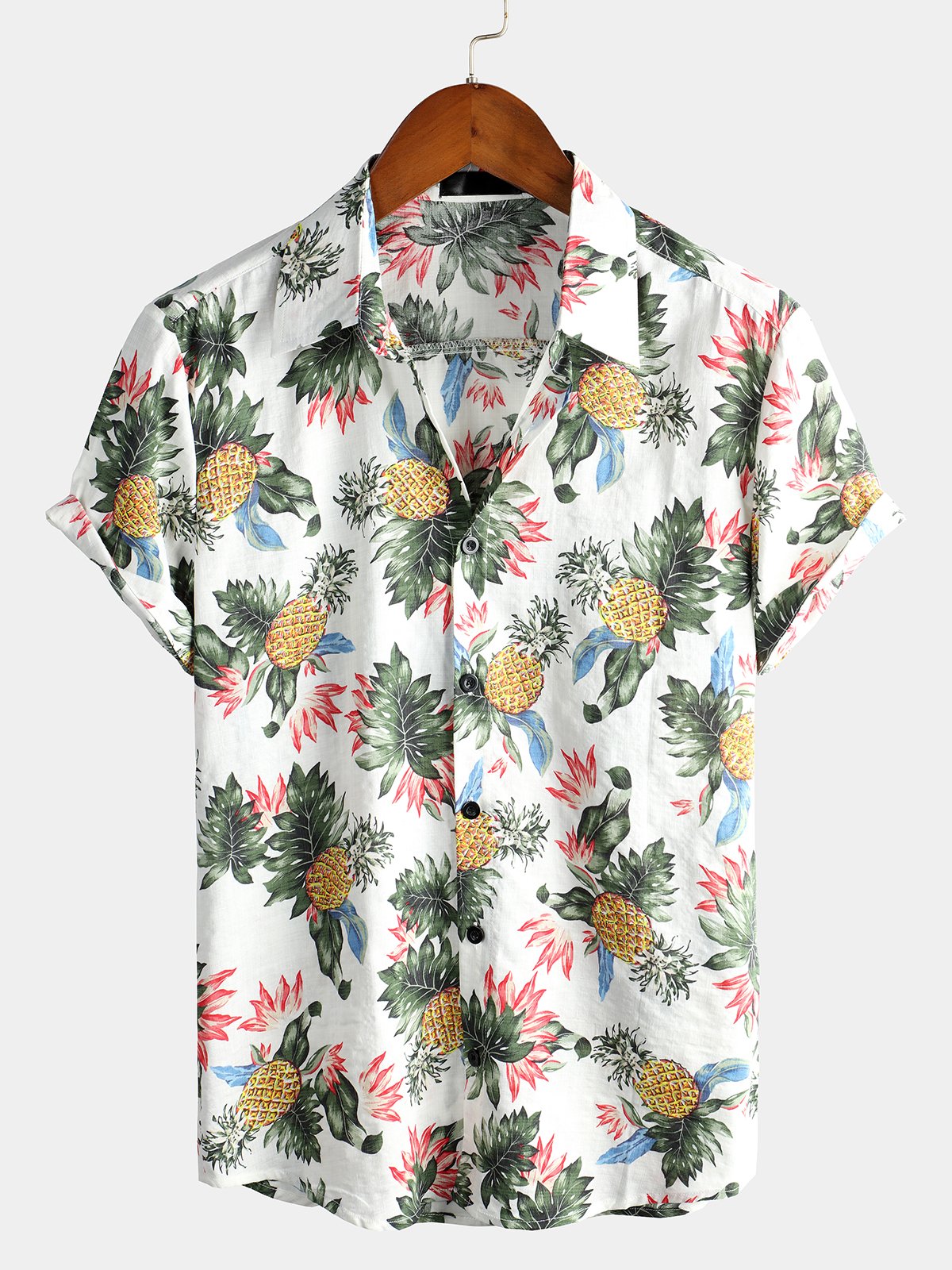 Hawaiian Short Sleeve Cotton Shirts Ha5005