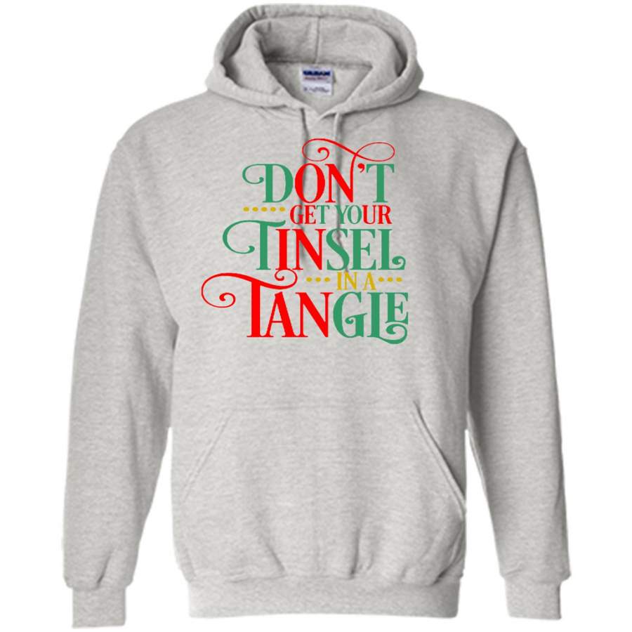 Christmas, Xmas, Don’t Get Your Tinsel in A Tangle – Gildan Heavy Blend Hoodie