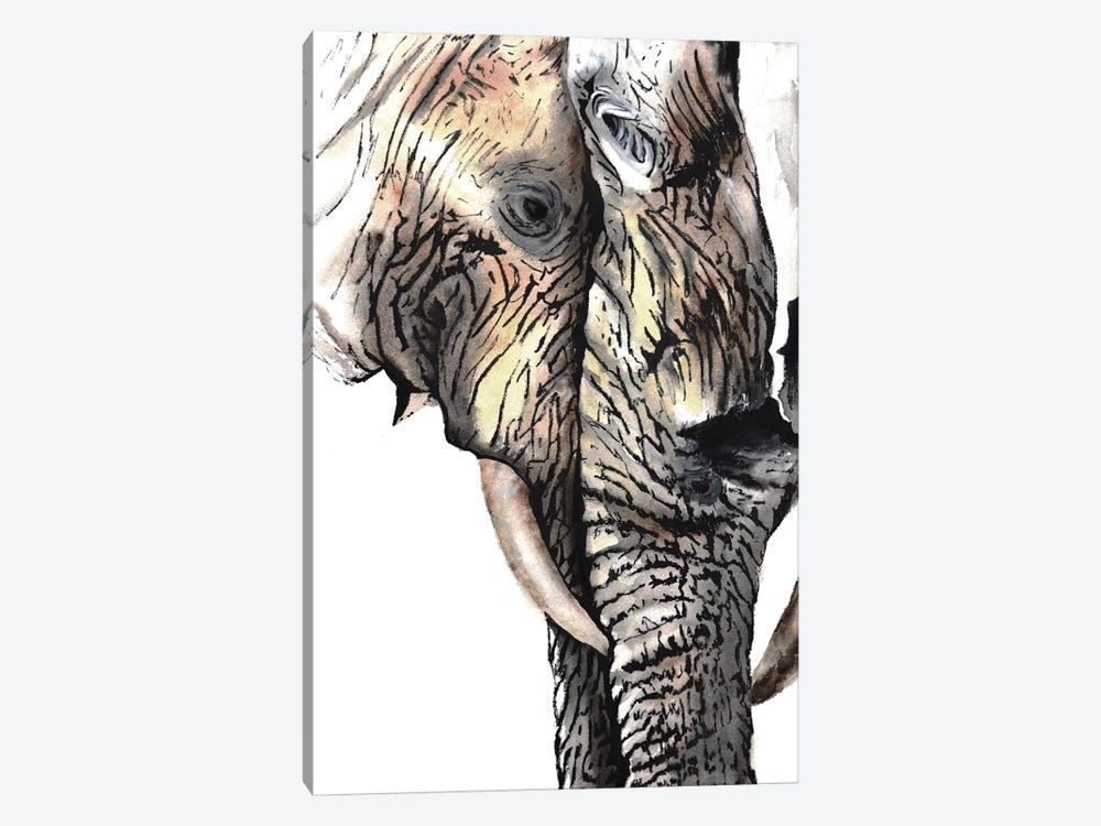 Elephants Canvas Poster 8″x12″ 12×18″ 18″x26″ 24″x36″ 30″x45″