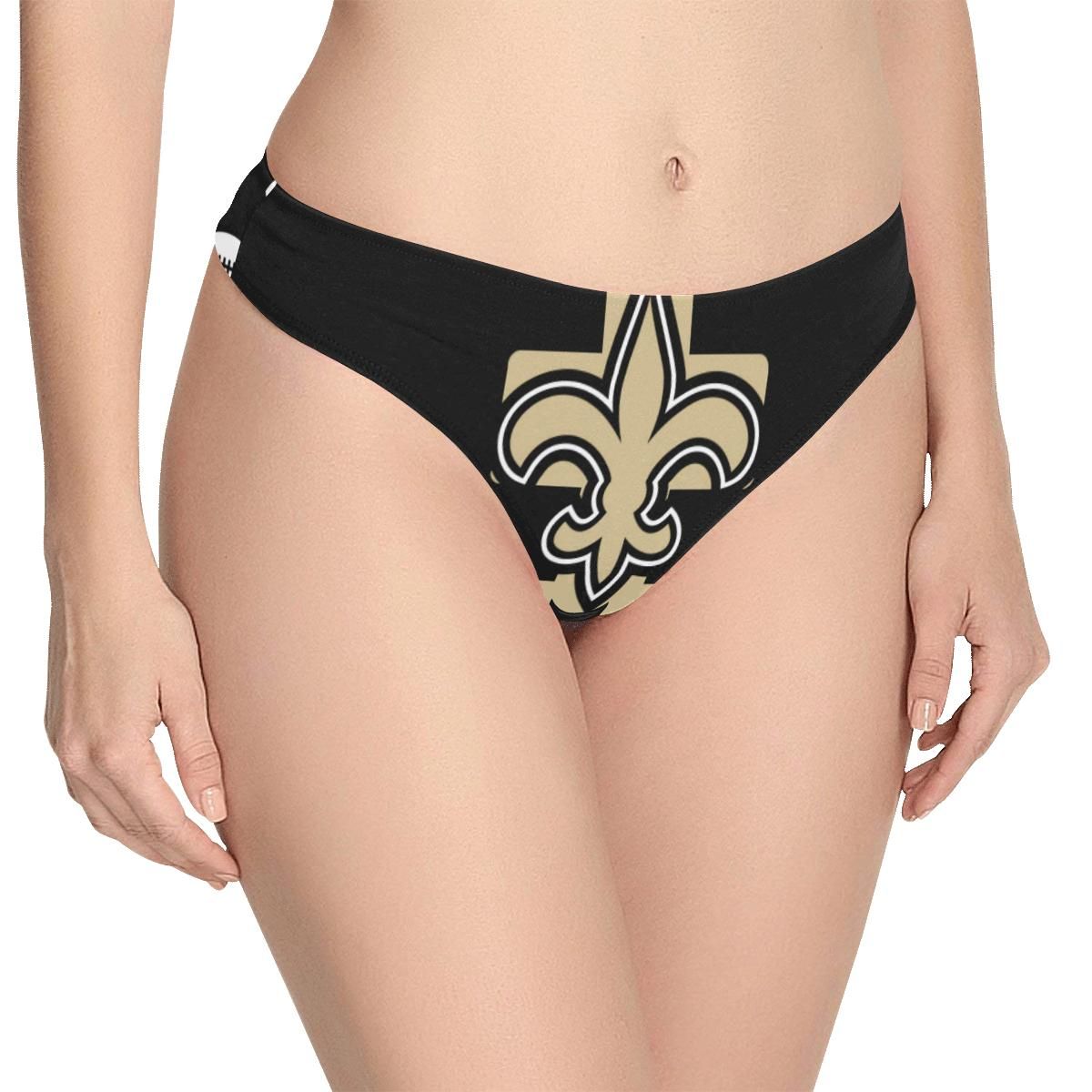 New Orleans Saints Women’s Classic Thon Women’s All Over Print Thongs