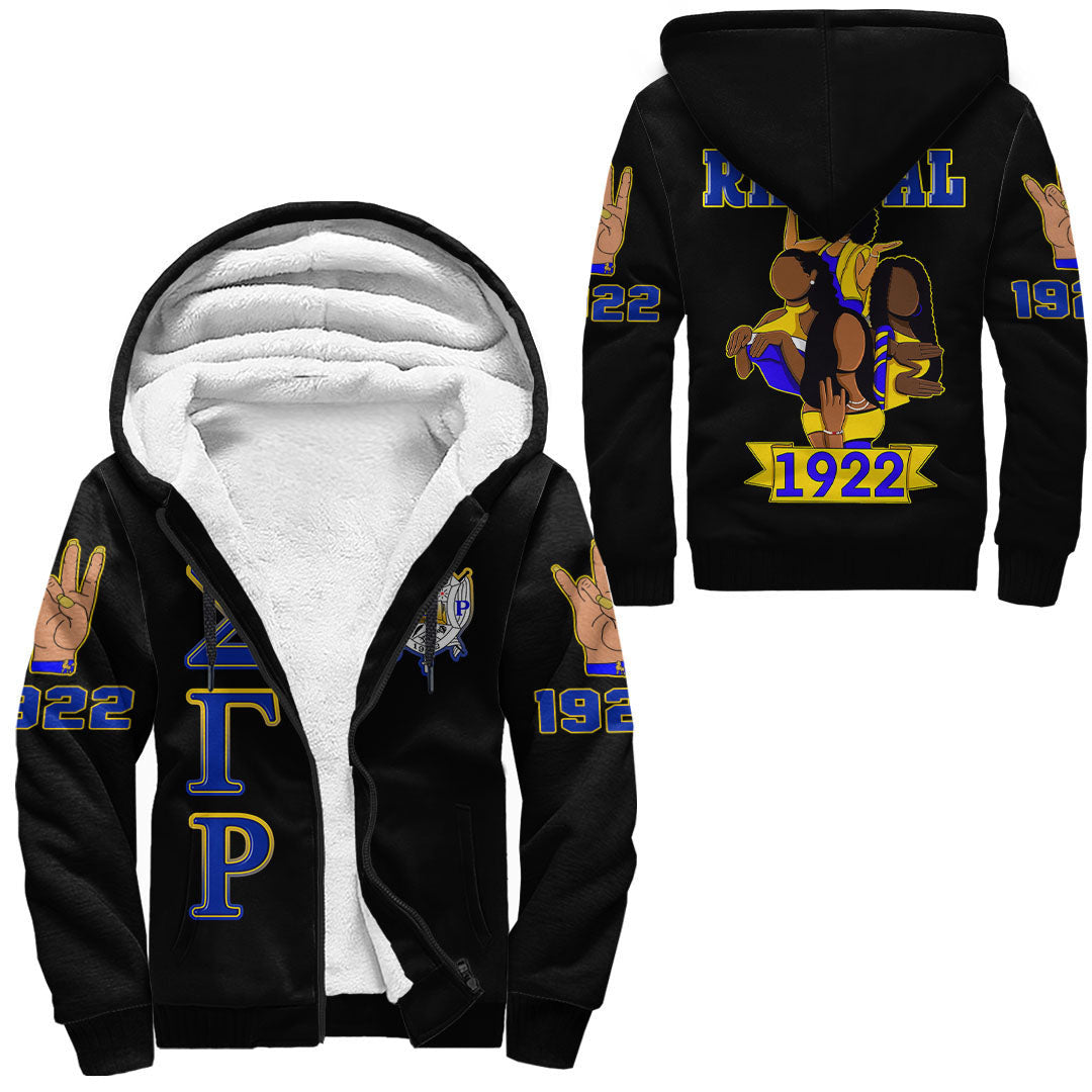 Sorority Hoodie – Sigma Gamma Rho Sisterhood Sherpa Hoodie