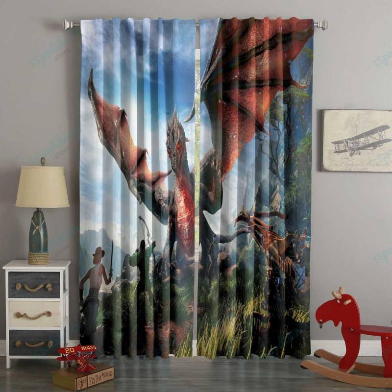 3D Printed Ark Park Style Custom Living Room Curtains