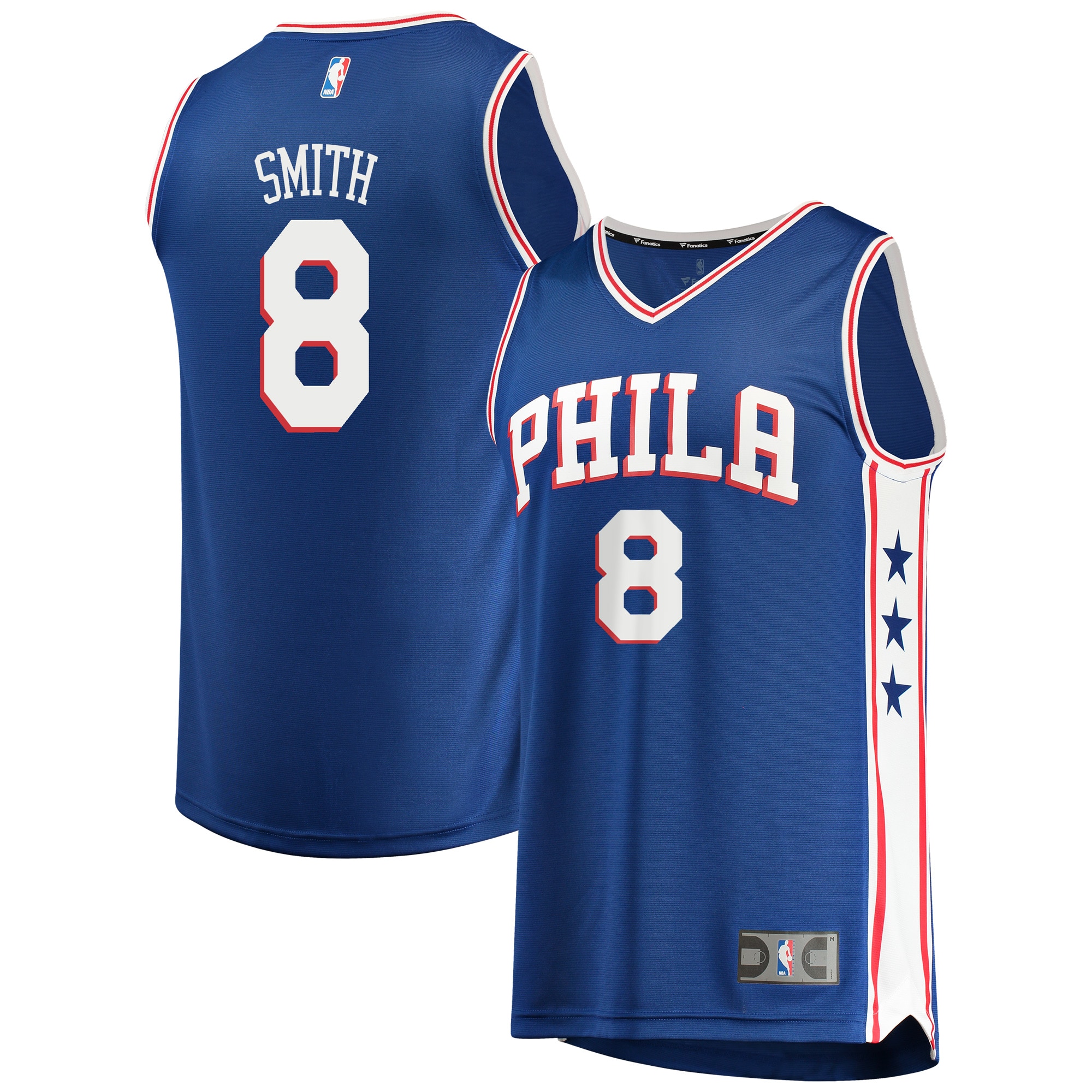 Zhaire Smith Philadelphia 76ers Fast Break Jersey Royal – Icon Edition