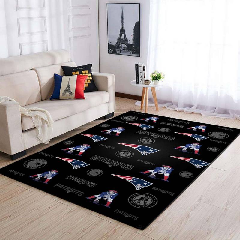 New England Patriots Area Rugs Living Room Carpet Christmas Gift Floor Decor RCDD81F35062