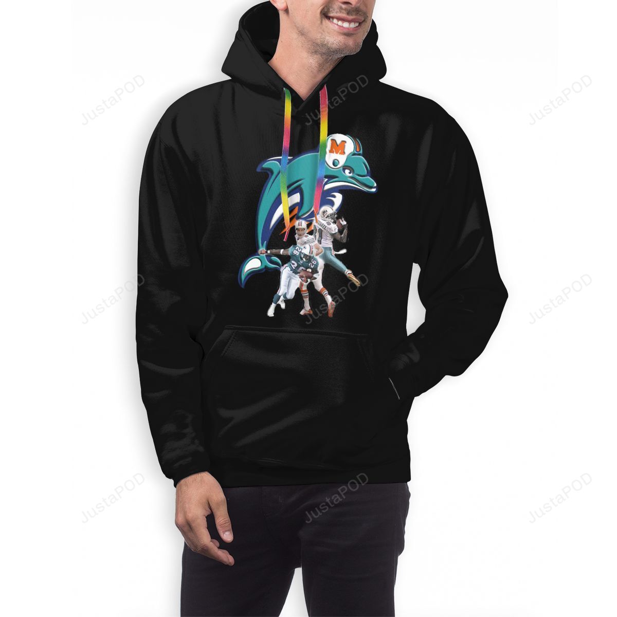 Dolphin Logo 3D Hoodie For Men Women All Over 3D Printed Hoodies Pullover Sweatshirt