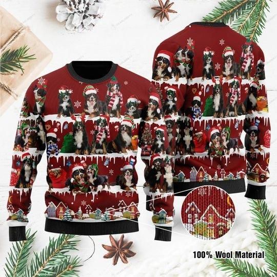 BERNESE MOUNTAIN DOG CHRISTMAS UGLY SWEATER TN151201