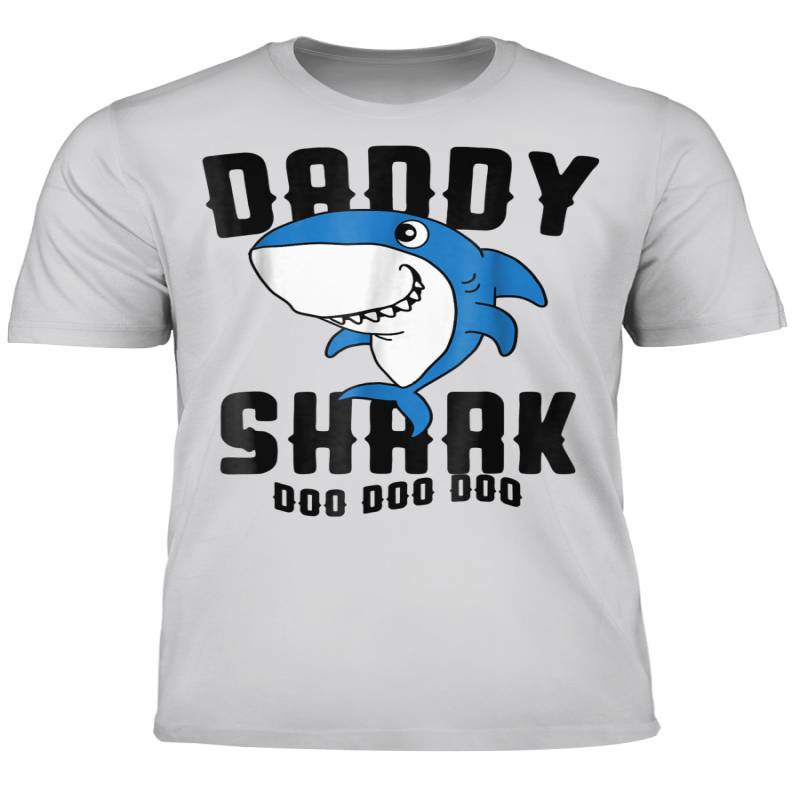 Daddy Shark Doo Doo Doo Black Note Tshirt