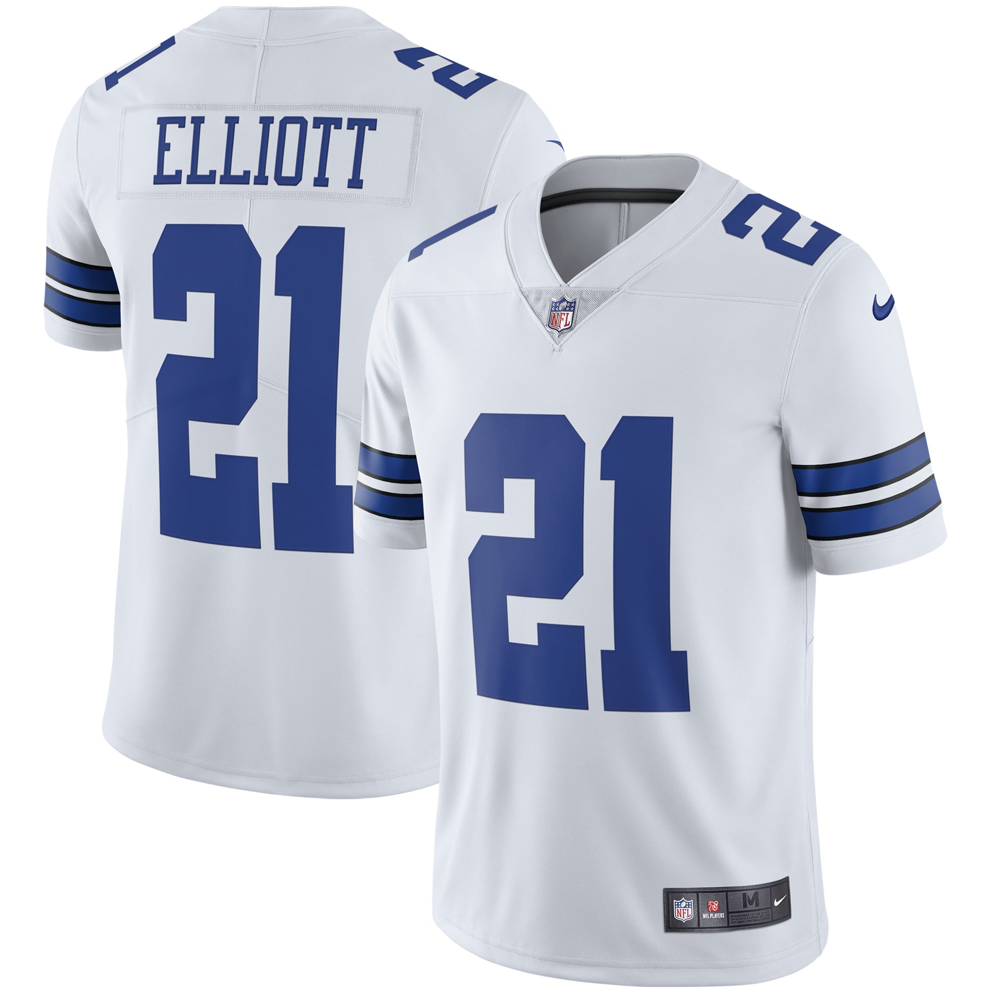 Ezekiel Elliott Dallas Cowboys Vapor Limited Player Jersey – White