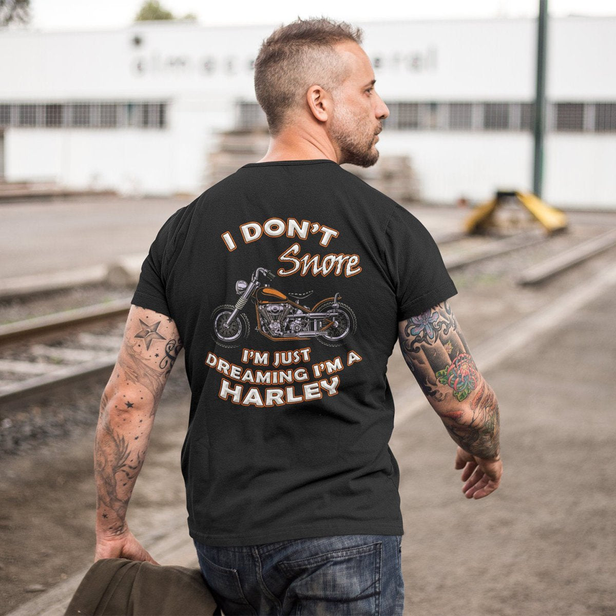 Fashion24Hs - Insulated Tumbler - I Don'T Snore - I Dream I'M A Harley Motorcycle Tumbler - Perfect Motorcycle Gifts