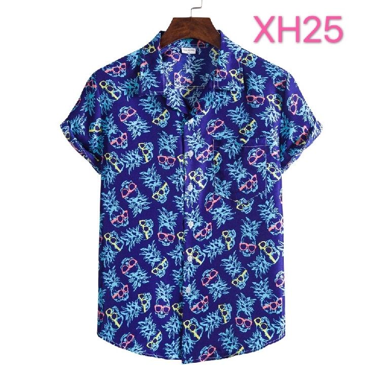 Pineapple Blue Unique Design Unisex Hawaii Shirt For Men And Women Ha23113