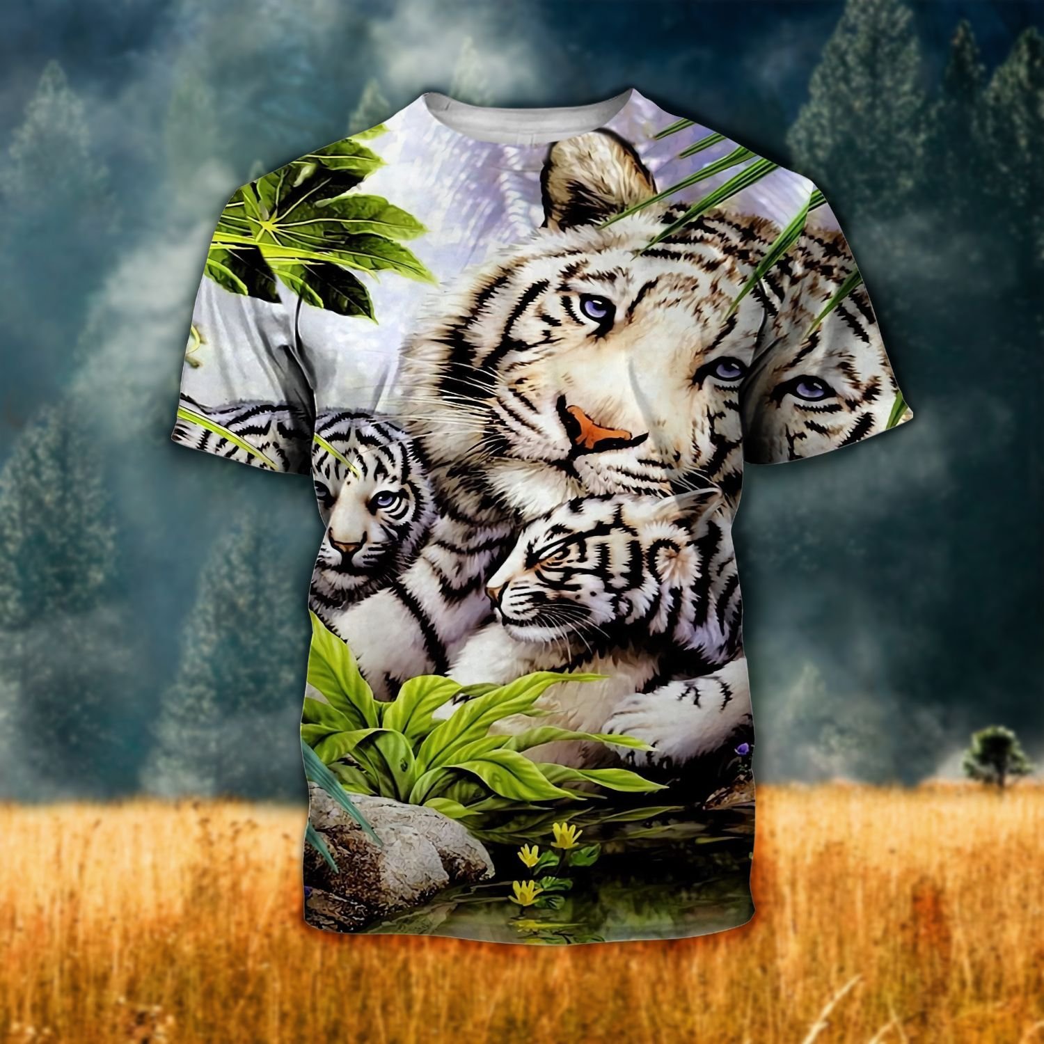 Tiger Ver05 Tthj190721Nvm Unisex 3D T-Shirt All Over Print