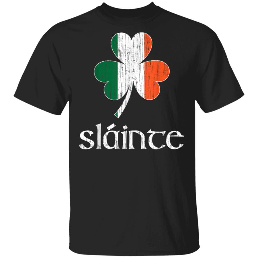 Irish Slainte Vintage Style St. Patrick’s Day T Shirt