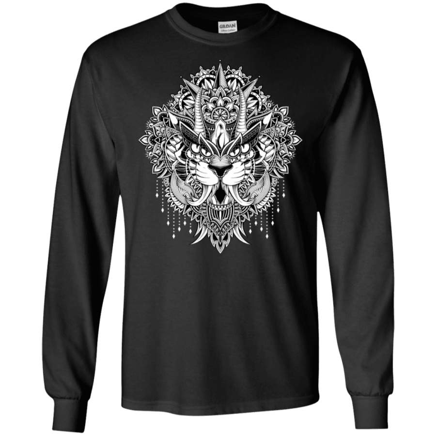 Tiger Mandala Men’s Long Sleeve T-Shirt