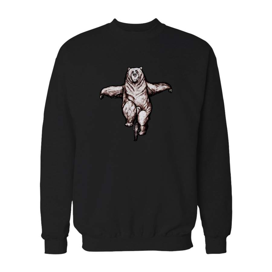 Polar Bear Illustration Animal Art Birthday Gift Sweatshirt