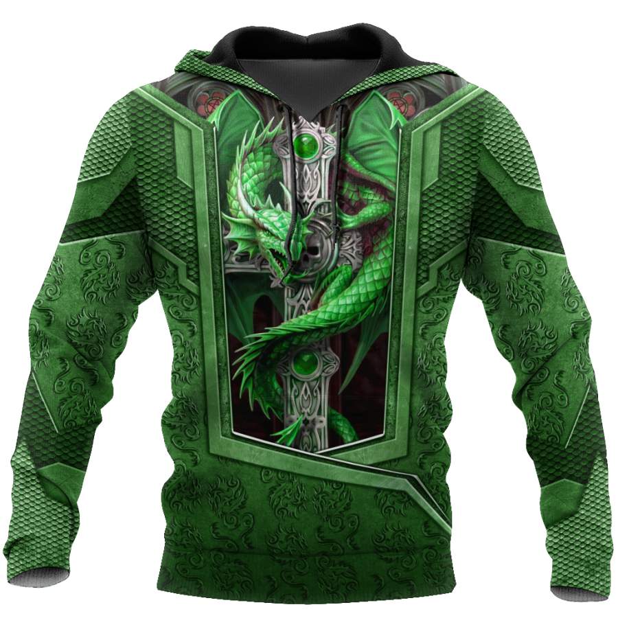 3D Tattoo and Dungeon Dragon Hoodie HAC27124