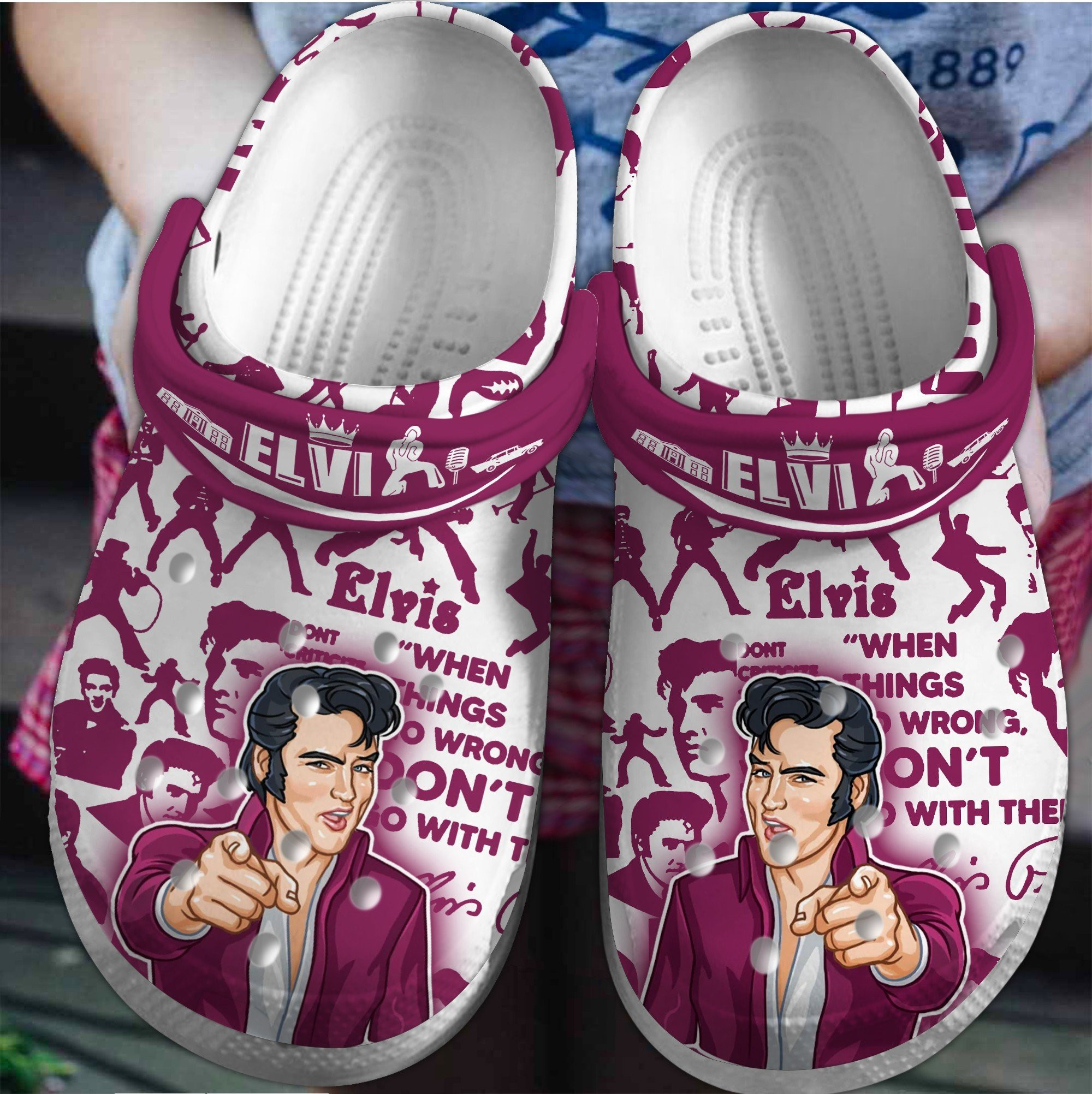 Elvis Presley Crocss Clogs For Men Women And Kid Artmfawl