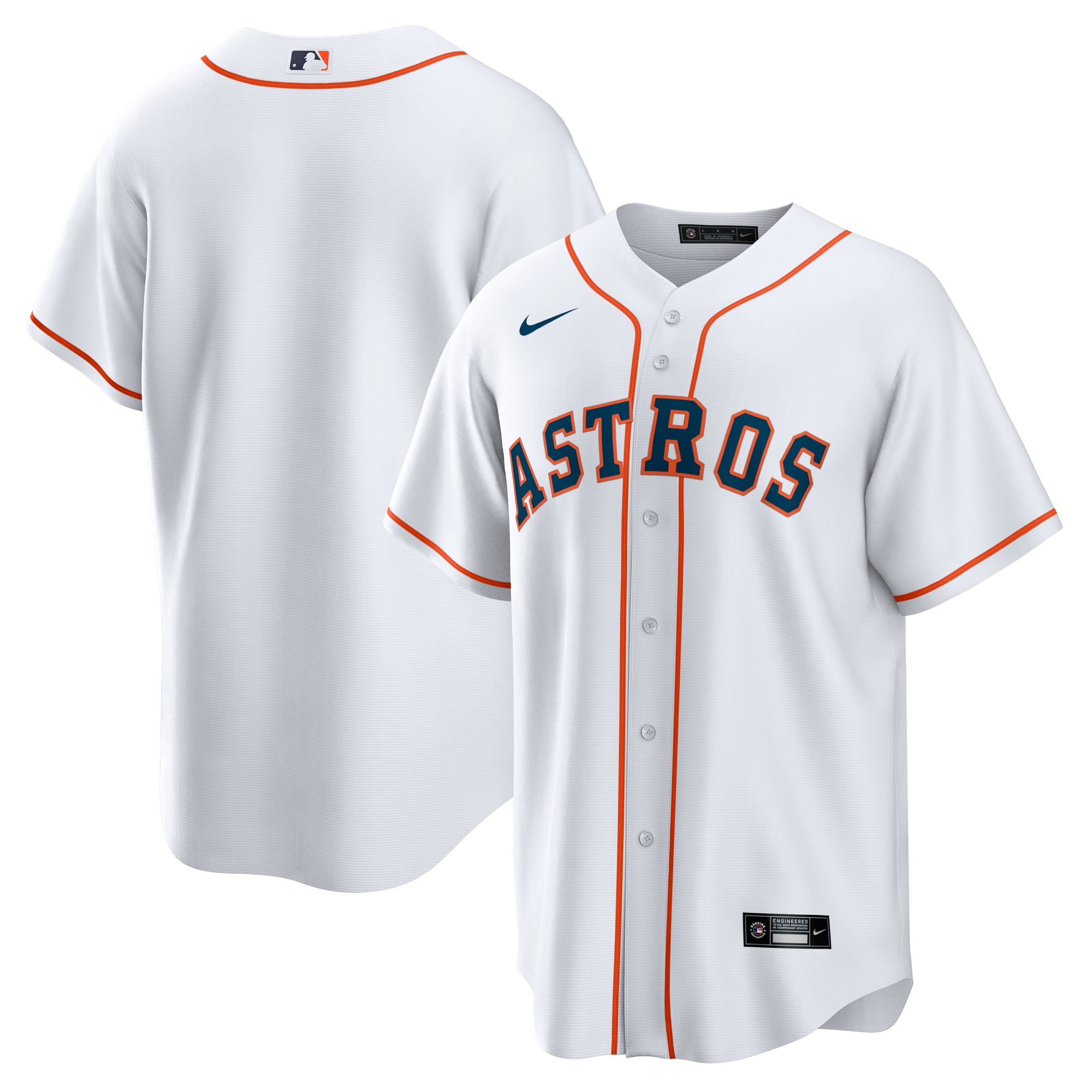 Houston Astros Home Replica Team Jersey – White