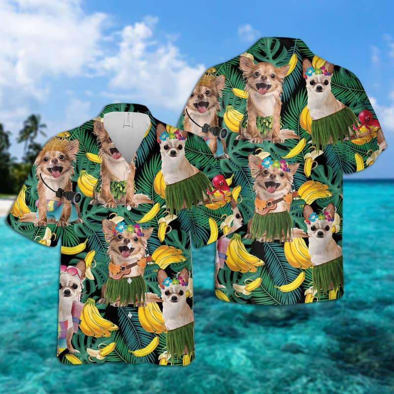 Chihuahua Summer Hawaii Aloha Hawaii Shirt For Dog Lover Ha84138