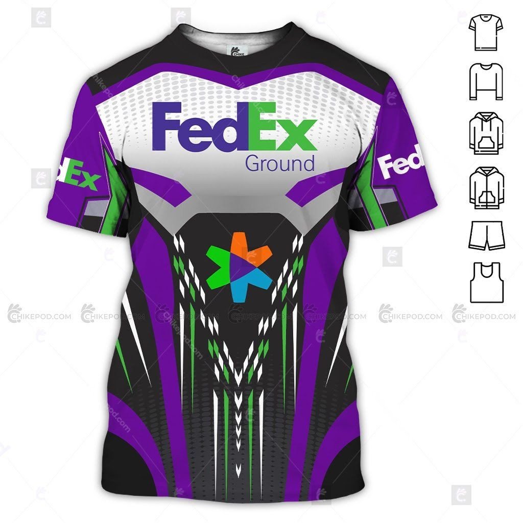 Amazing Fedex Ground Purple T-Shirt – Hoodie 3D #L