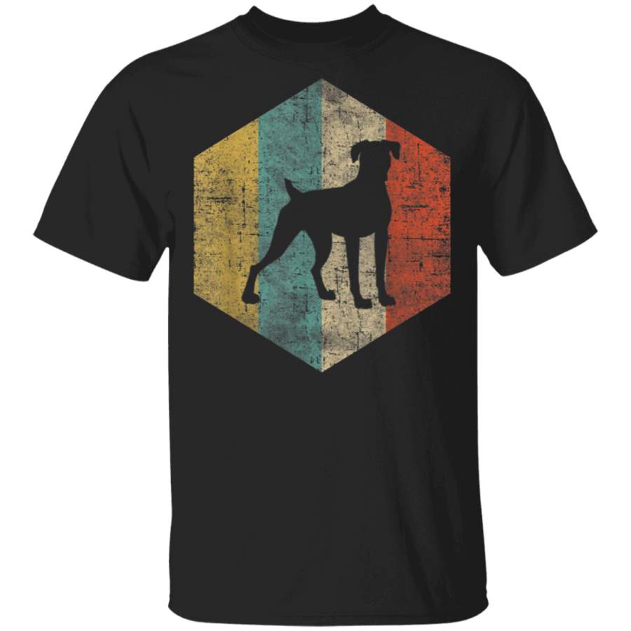 Boxer Tshirt  Retro Vintage Boxer Dog Tshirt