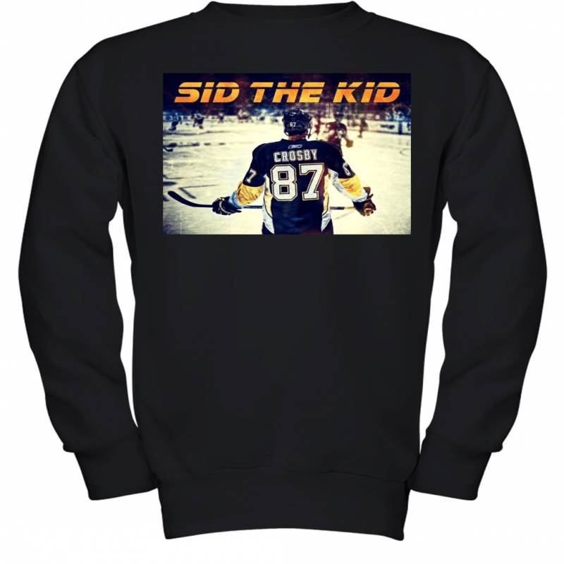 SID THE KID Sidney Crosby Retro Vintage Art Pittsburgh Penguins Hockey Youth Sweatshirt