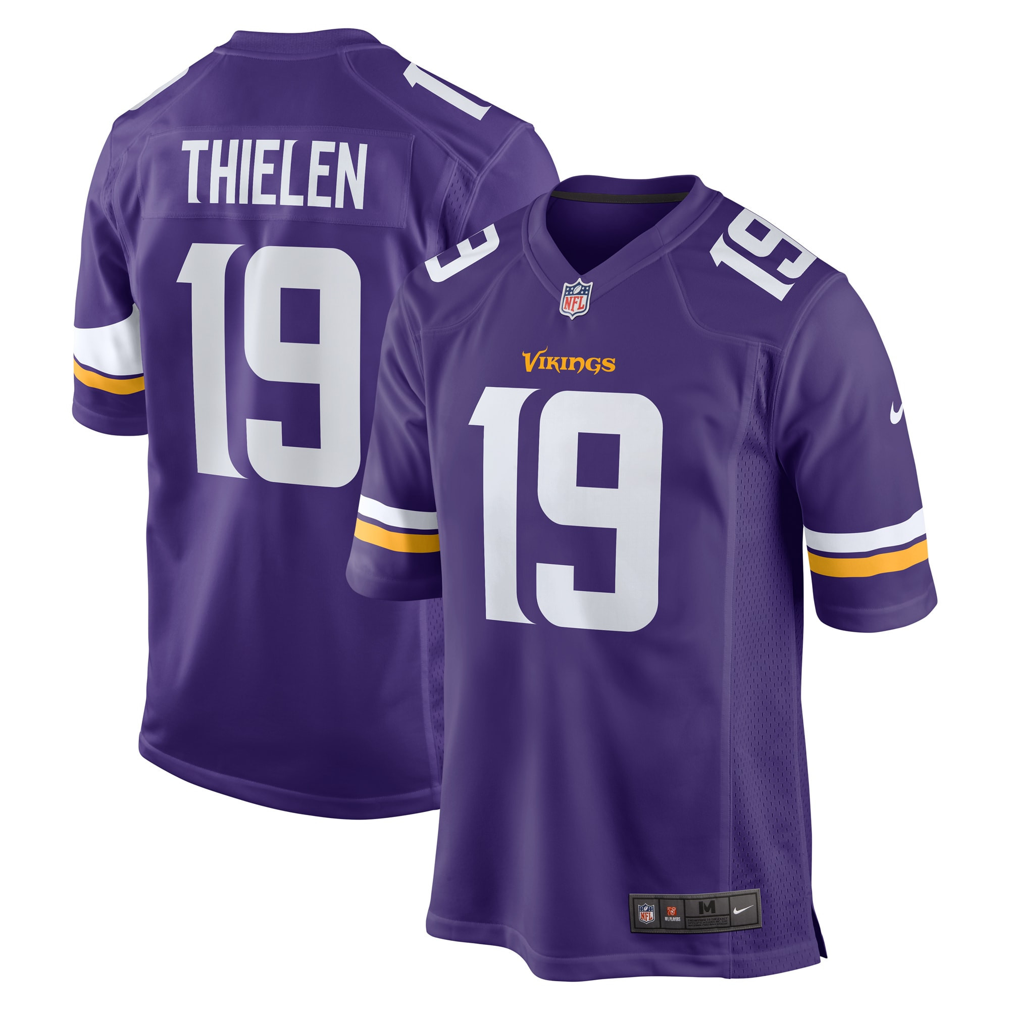 Adam Thielen Minnesota Vikings Game Jersey – Purple NFL