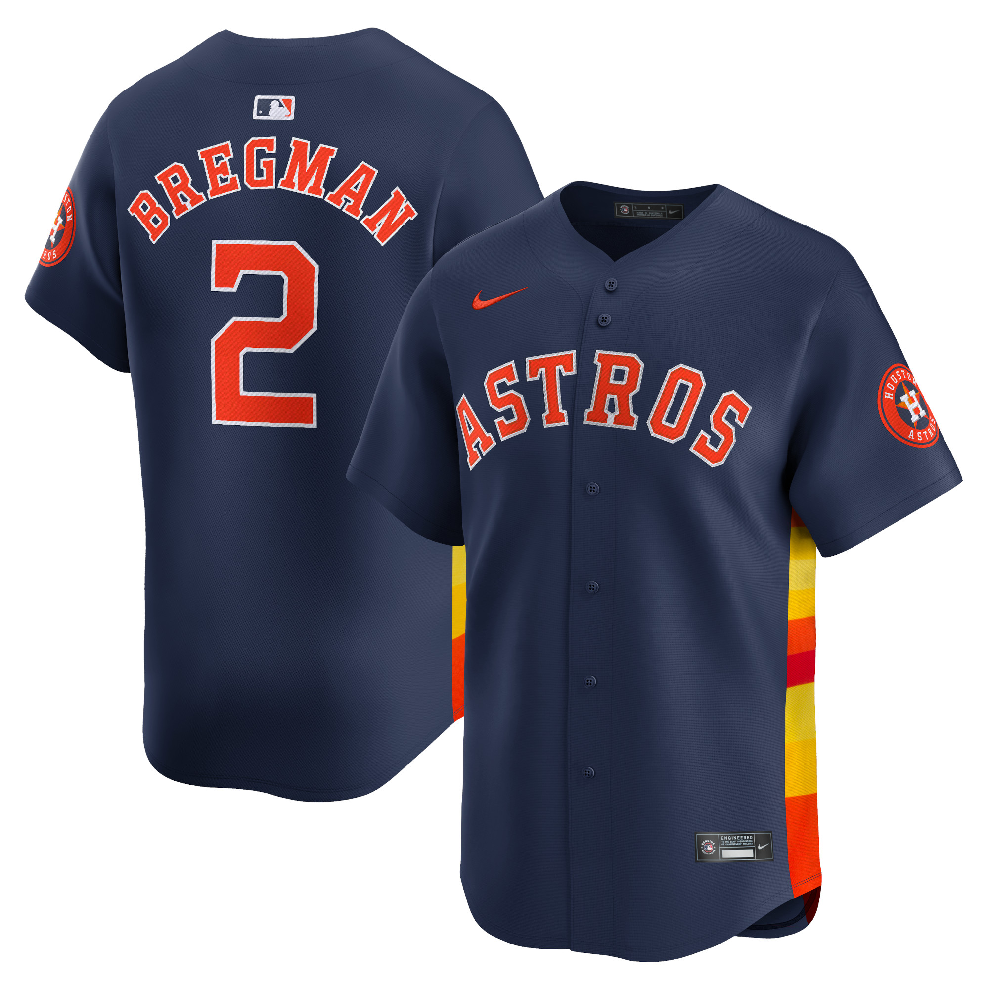 Alex Bregman Houston Astros Alternate Limited Player Jersey  Navy