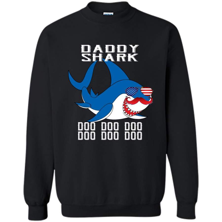 Daddy Shark Doo Doo Doo 2 – Gildan Crewneck Sweatshirt