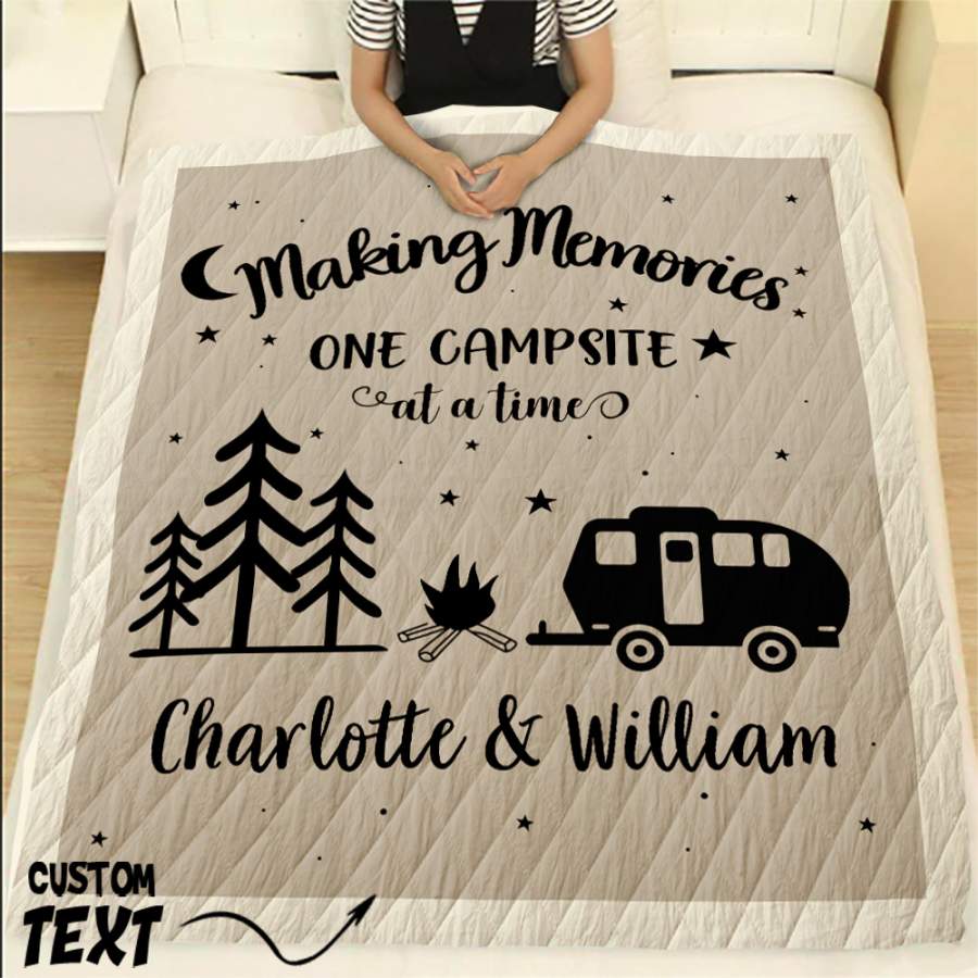 Wozoro Quilt Blanket Making Memories One Campsite At A Time King Queen Twin Size