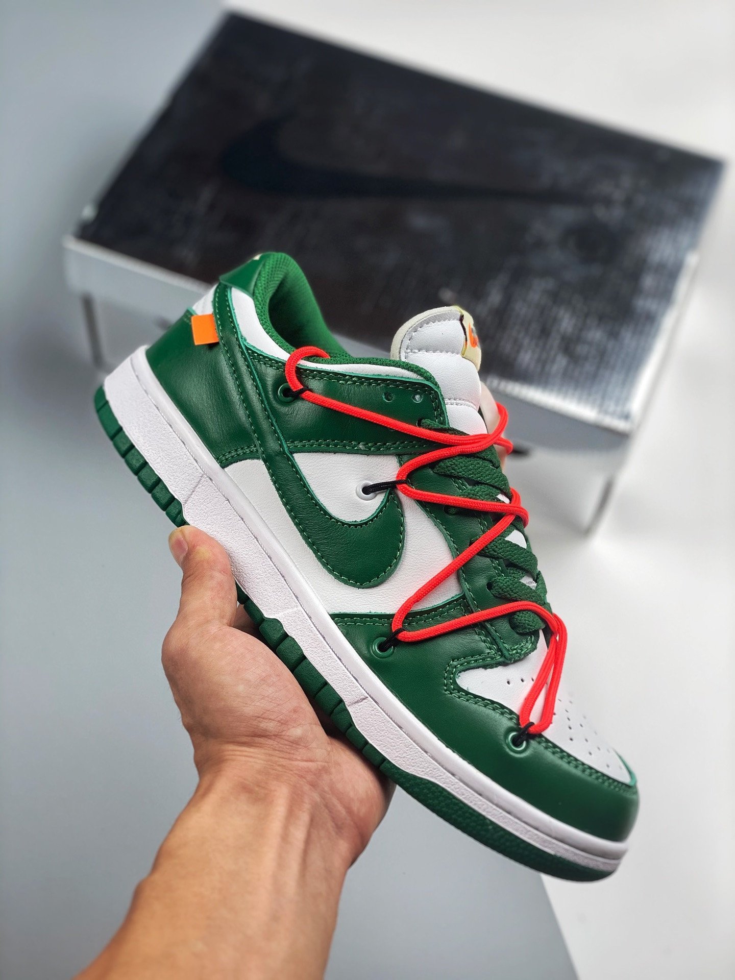 Off-White x Nike Dunk Low Pine Green CT0856-100 5338929