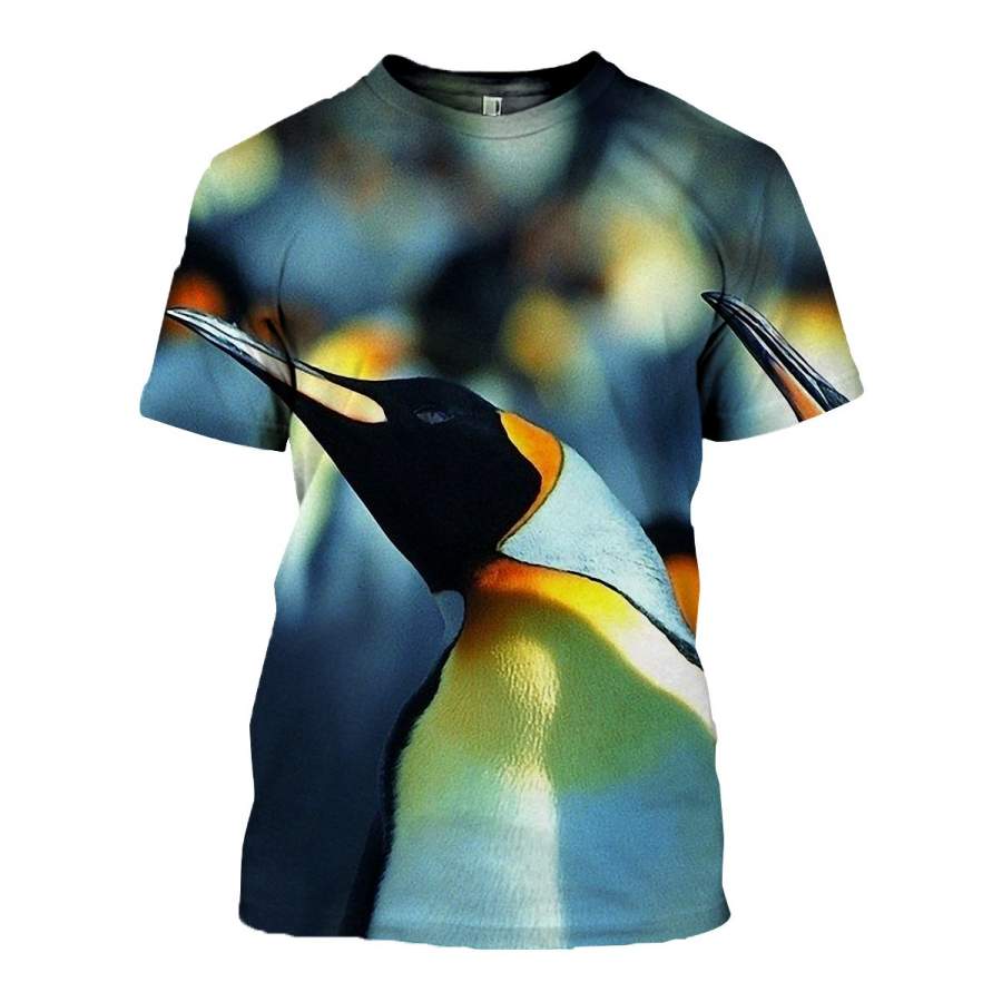 3D All Over Printed Penguin T Shirt Hoodie 1512014